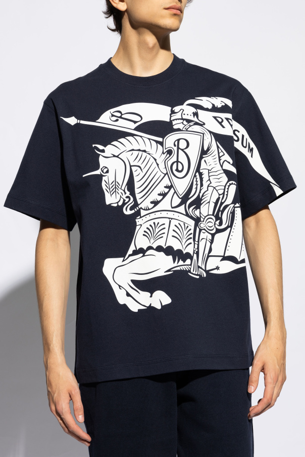 BURBERRY バーバリー　ホワイト Tシャツ 騎士デザイン BURBERRY バーバリー ホワイト Tシャツ 騎士デザイン